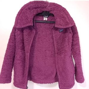Patagonia, Plush Full Zip Fleece Jacket Light Balsamic girl's,  S